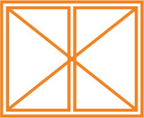 outward opening double casement