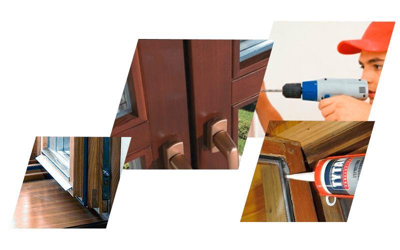 Ремонт и замена стеклопакета в деревянных окнах
